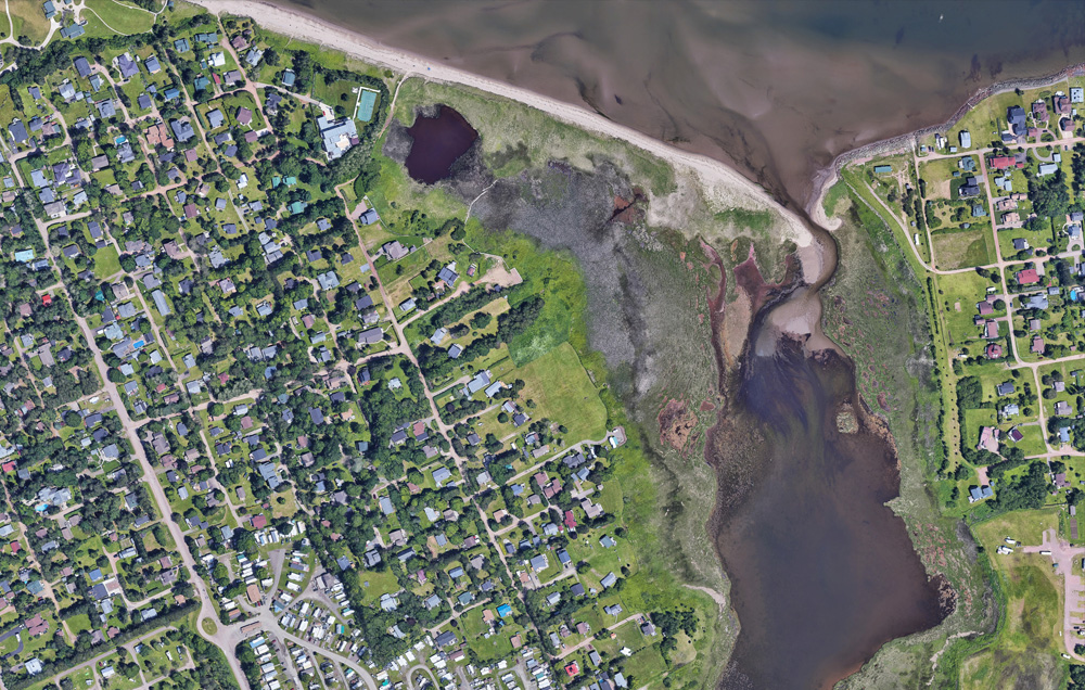 The imagery is put together to make the area of your choice at the size, scale, or detail level of your choosing