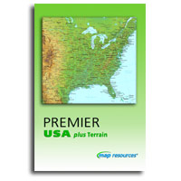 Map Resources - Premier USA plus Terrain