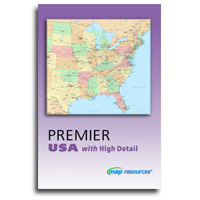 Map Resources - Premier USA with High Detail