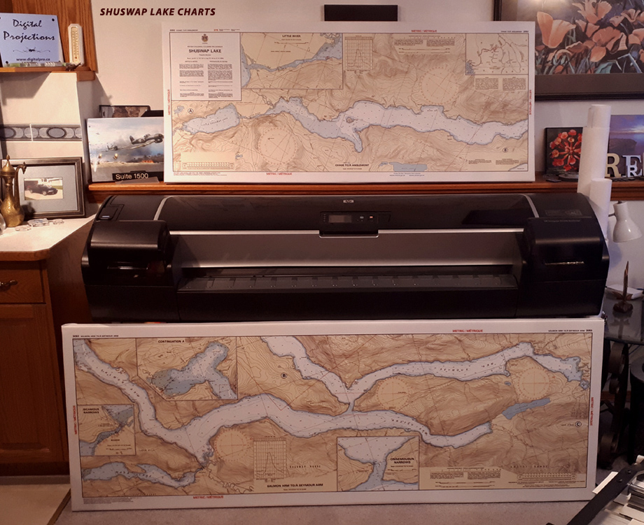 Custom Nautical Charts and Maps - Reproduced / With the Finishing of your Choice